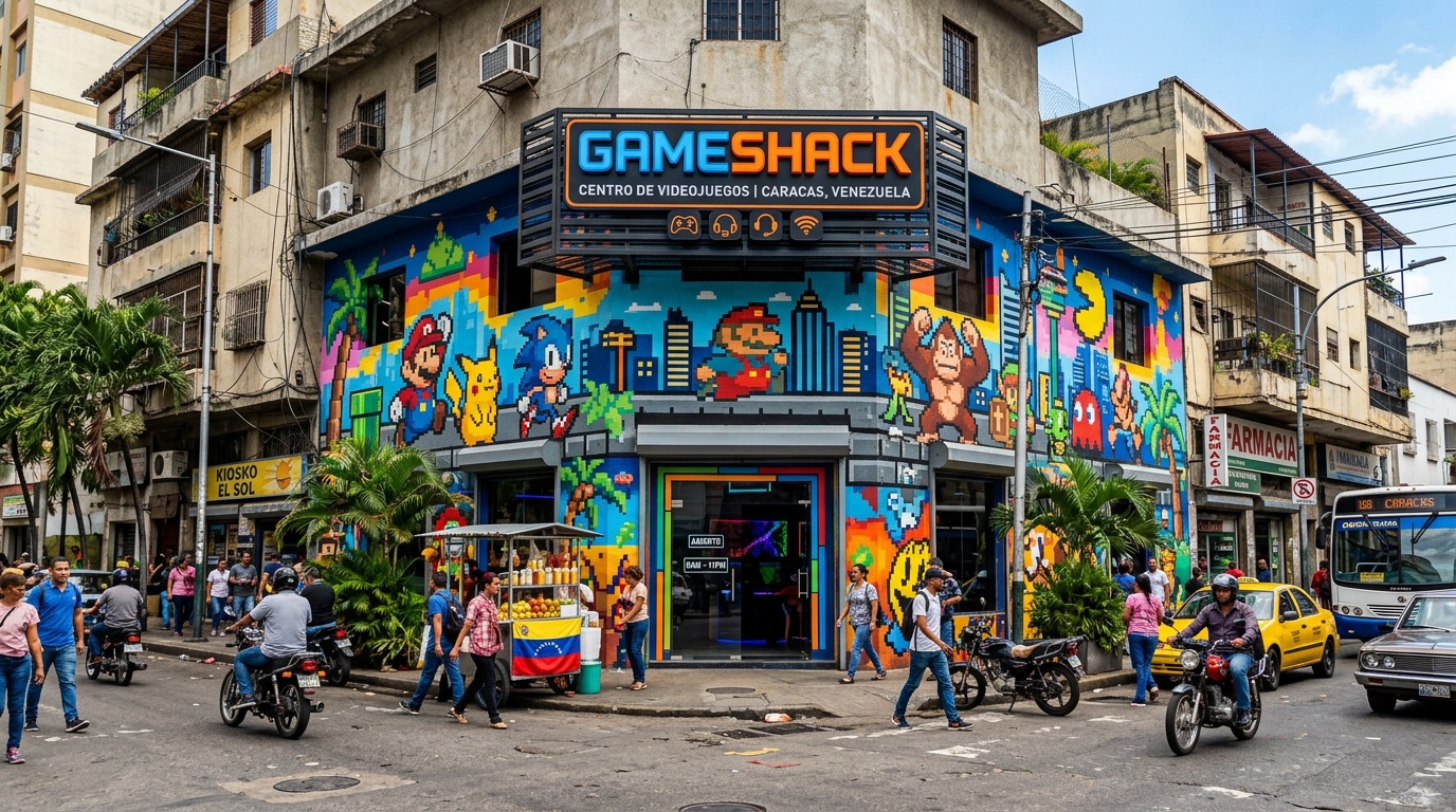 Fachada Pixel Cafe VE exterior